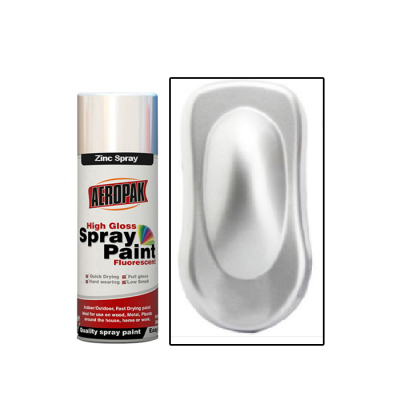 Aeropak 400ml Cheap Acrylic Zinc Coating Spray Paint for Stainless Steel