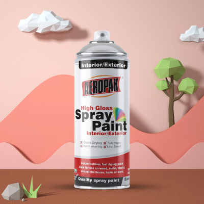 400ml Multi Color Fast Dry Aerosol Colour Acrylic Spray Paint  Material in Aerosol Can Displays