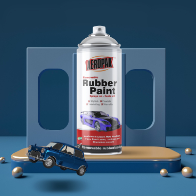 Car Detailing Spray Products Aerosol Removable Rubberized Coating Spray Paint for Metal Wheel