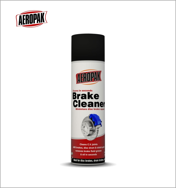 500ml Aeropak MSDS Brake Cleaner Spray for Removes Brake Fluid Grease