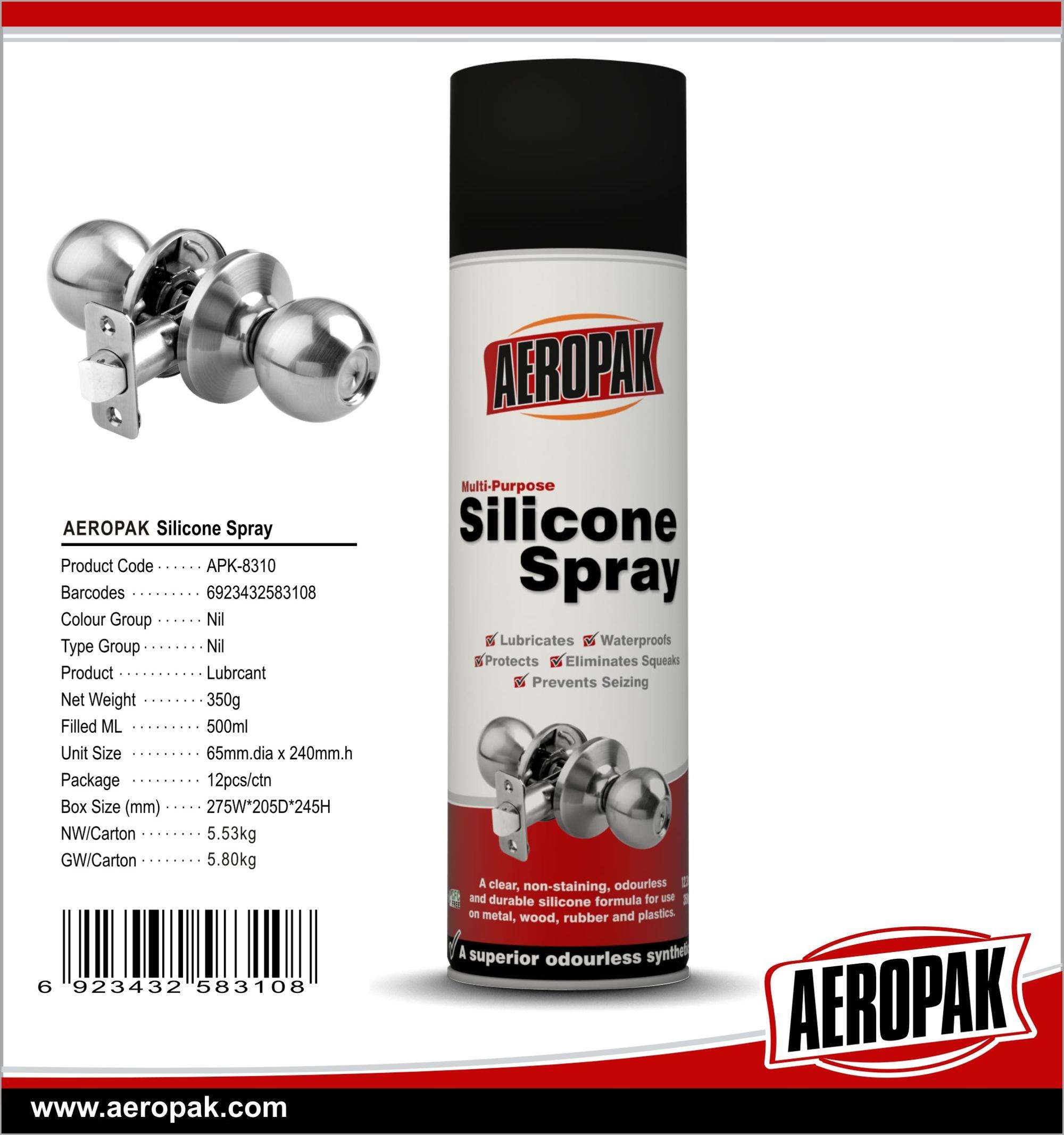 Aerosol White Lithium Grease Heat Resistance White Grease Spray