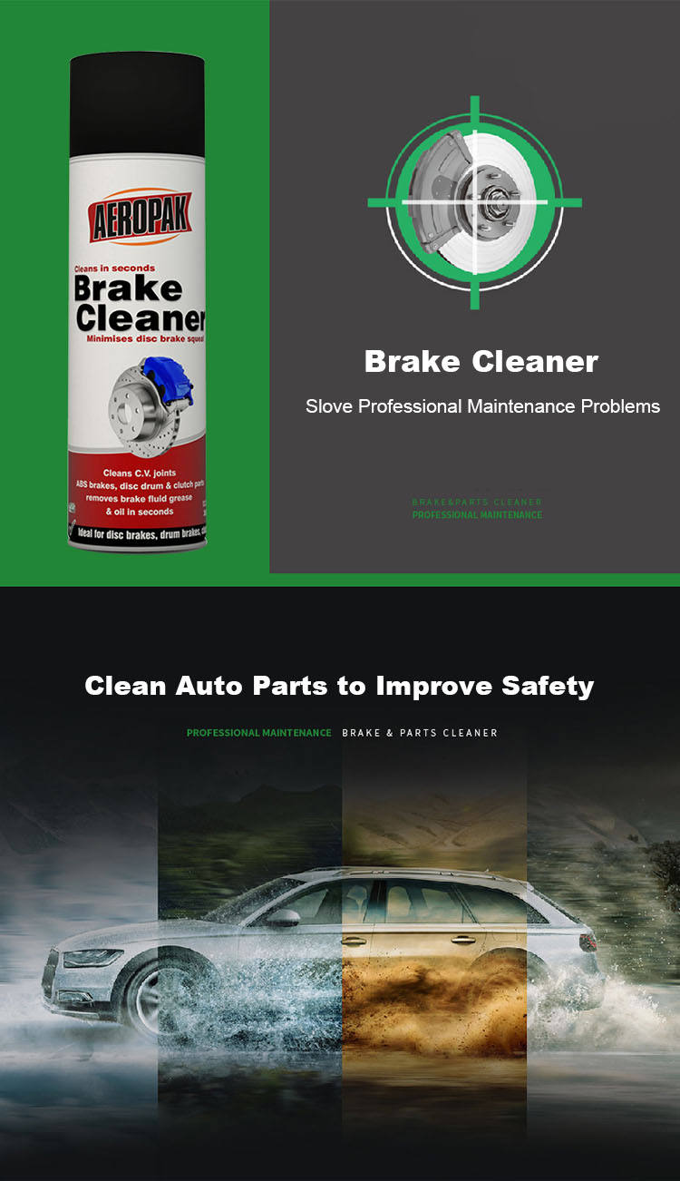 Aeropak 500ML Car Care Products Brake Cleaner Car Cleaning Products