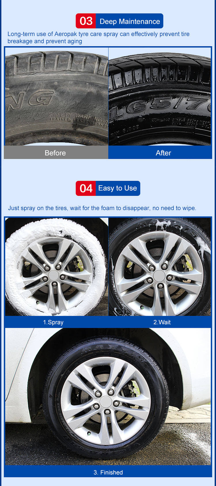 AEROPAK 500ML Wheel Cleaner with MSDS certificate great results on aluminum and alloys