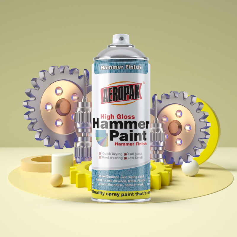 Aerosol 400ml Hammer Tone Finish Spray Paint for Metal