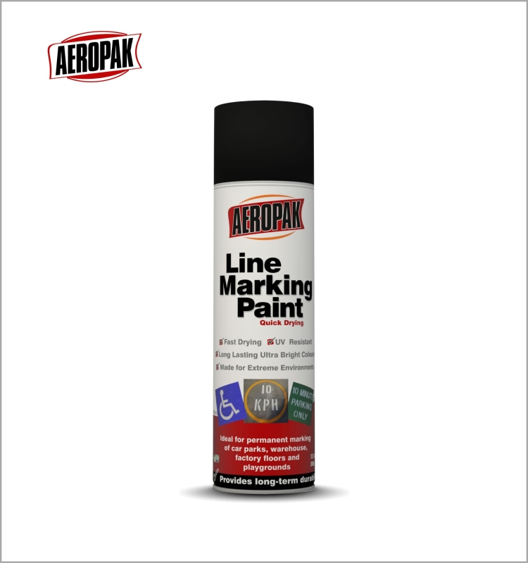 Long Lasting and Quick Drying  AEROPAK Line&Road Marking Spray Paint Line Marker