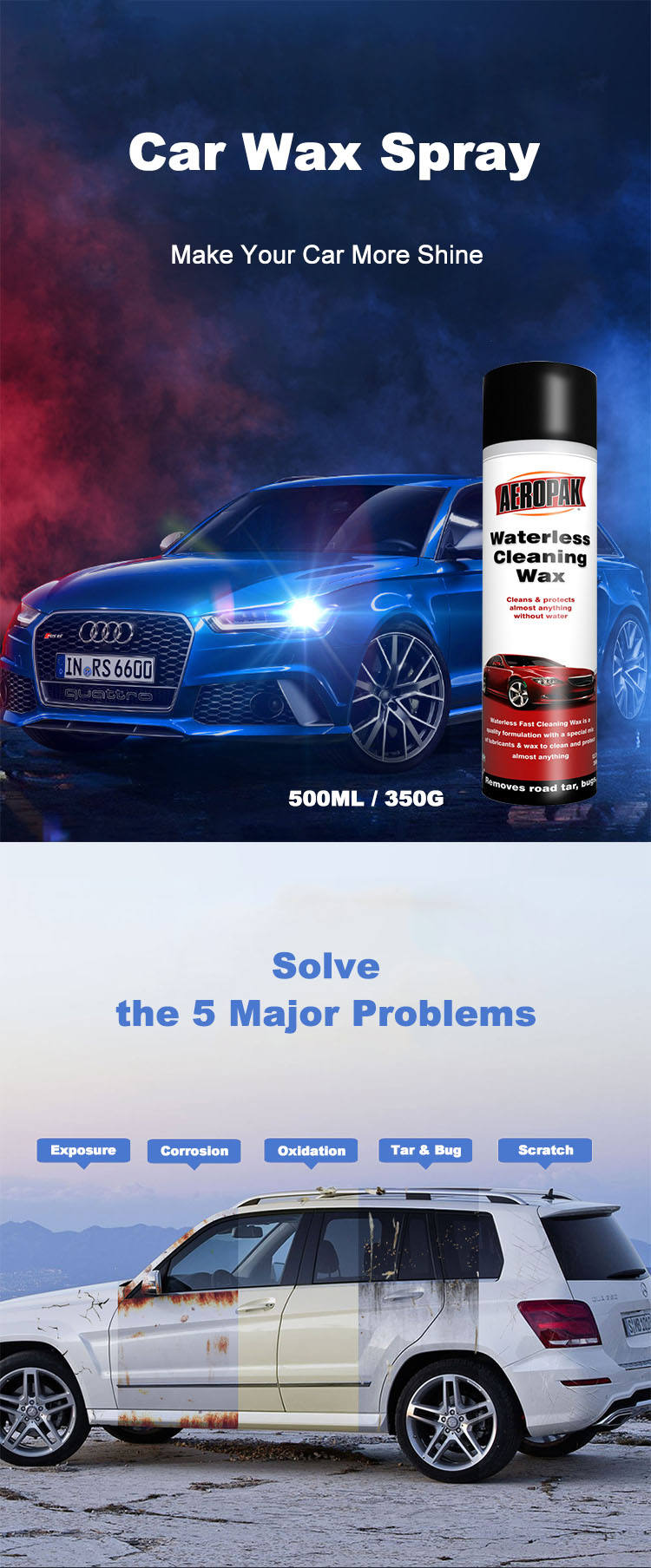 cheapest Cleaning and Polishing Wax spray for car