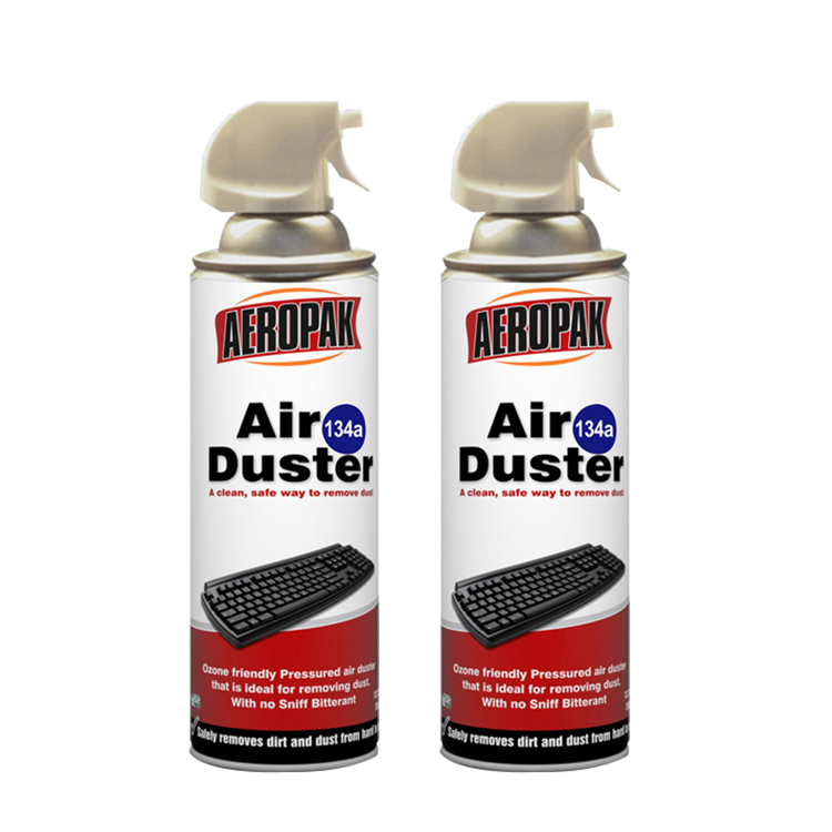 Chinese factory 500ml air duster for lcd with msds certificate canned cleaner spray