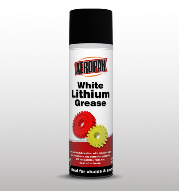 AEROPAK aerosol spray can White Lithium Grease