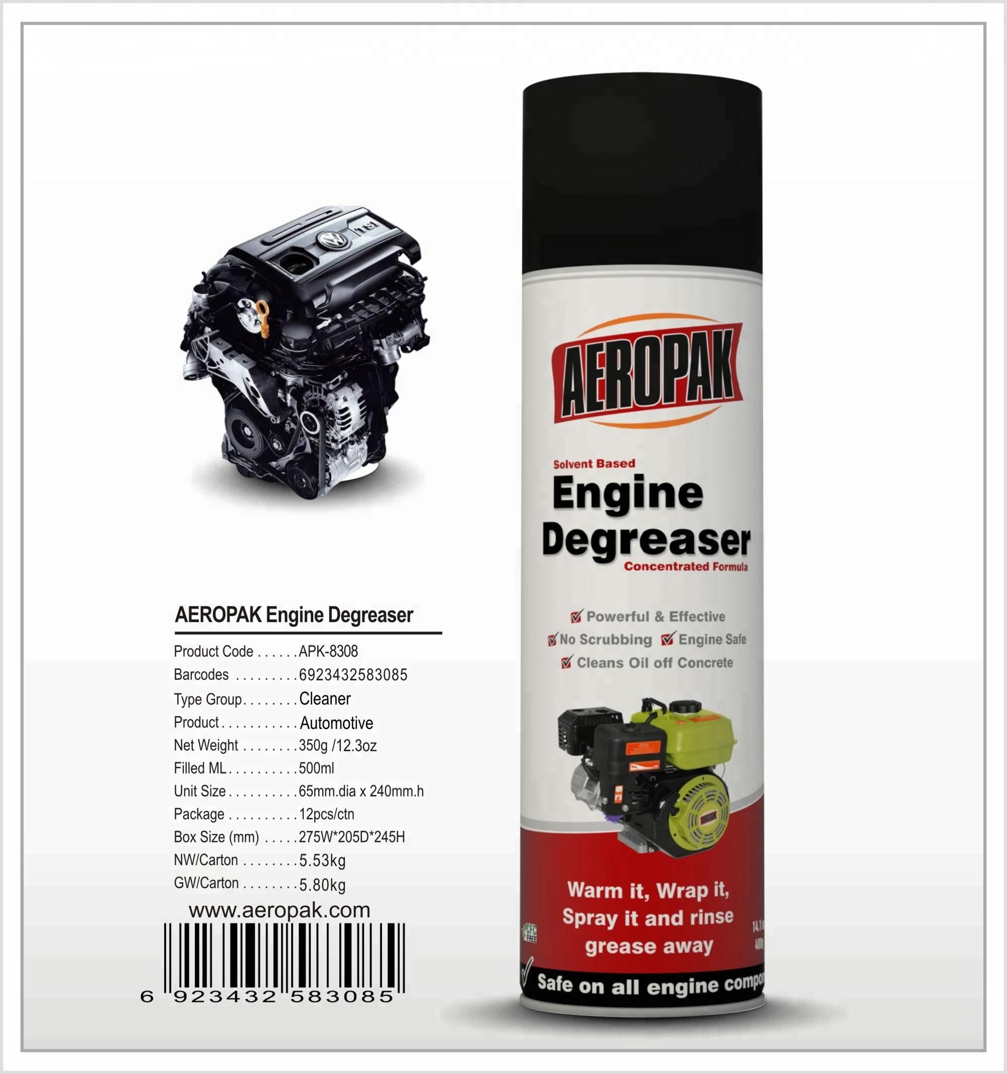 AEROPAK car Engine Degreaser cleaner spray with lowest price