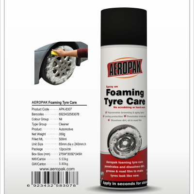 Cheap Factory Price Tire Cleaning Clean Shine Foam Spray