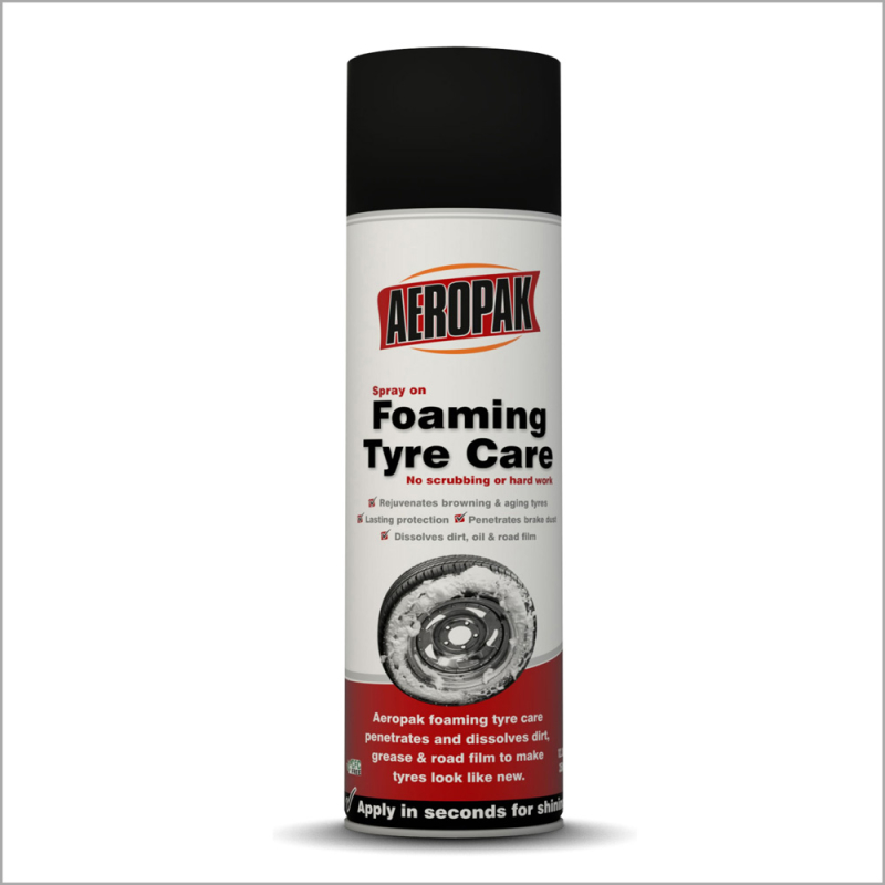AEROPAK Tyre Shine Tire Foaming cleaner spray for car washing