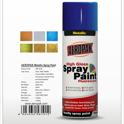 Aeropak Hammer Finish Spray Paint with acrylic