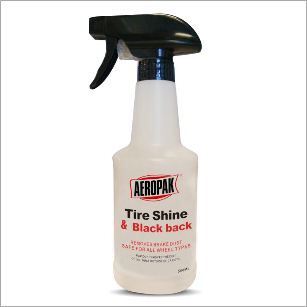 Aeropak Tyre Shine and Black Back for car care