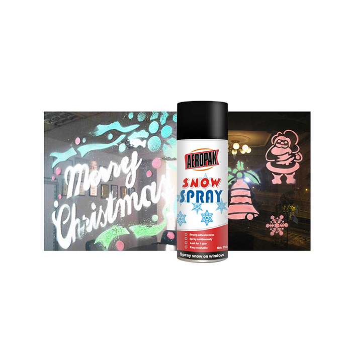 Aeropak 200ML  Christmas Festival Decoration Window Colored Aerosol Snow Spray