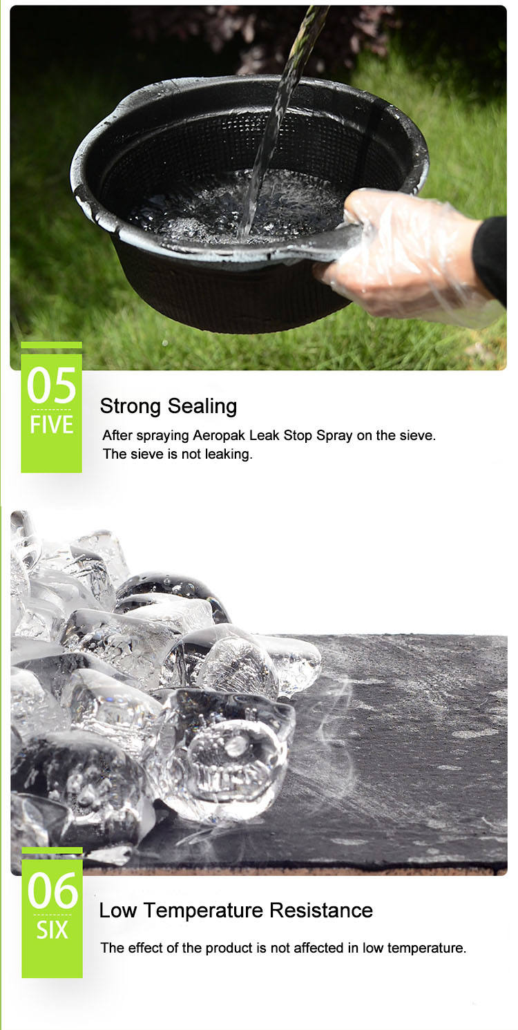 Leak Seal Flexible Rubber Coating Spray Paint for Stop Leaks